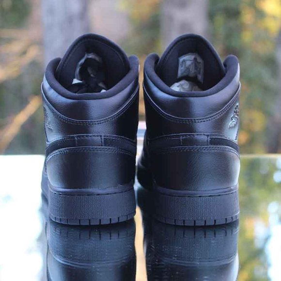 Air Jordan 1 Mid Deep Black - Picture 12 of 13